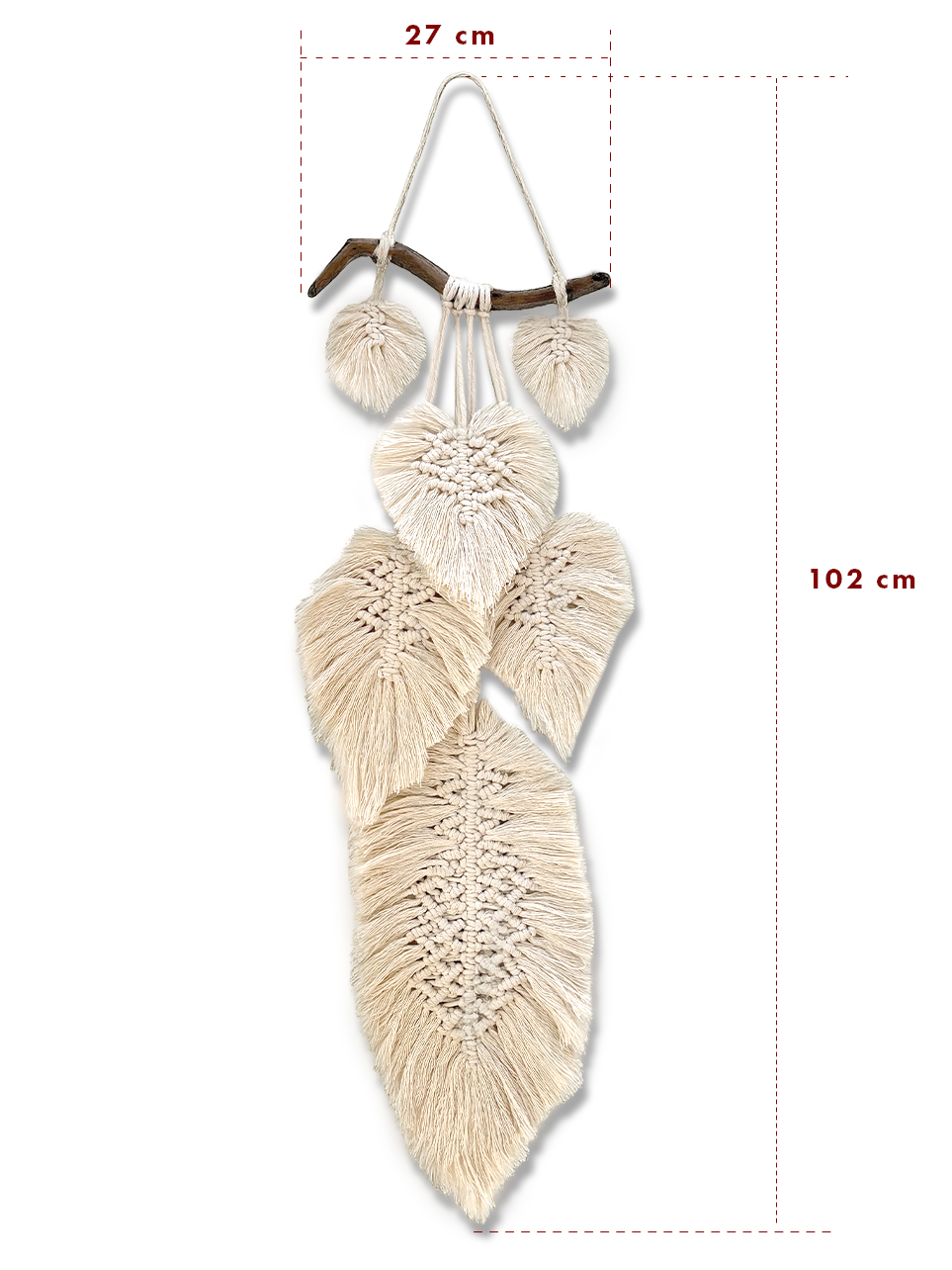 Macramé listy