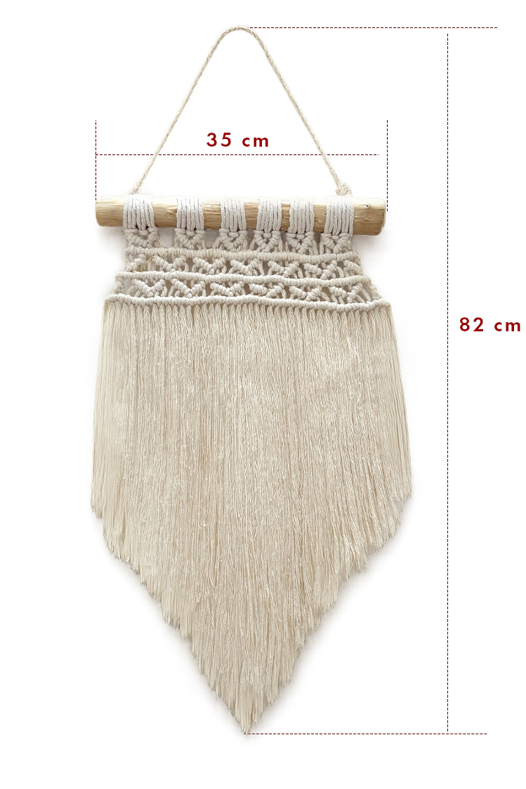 Macramé závoj