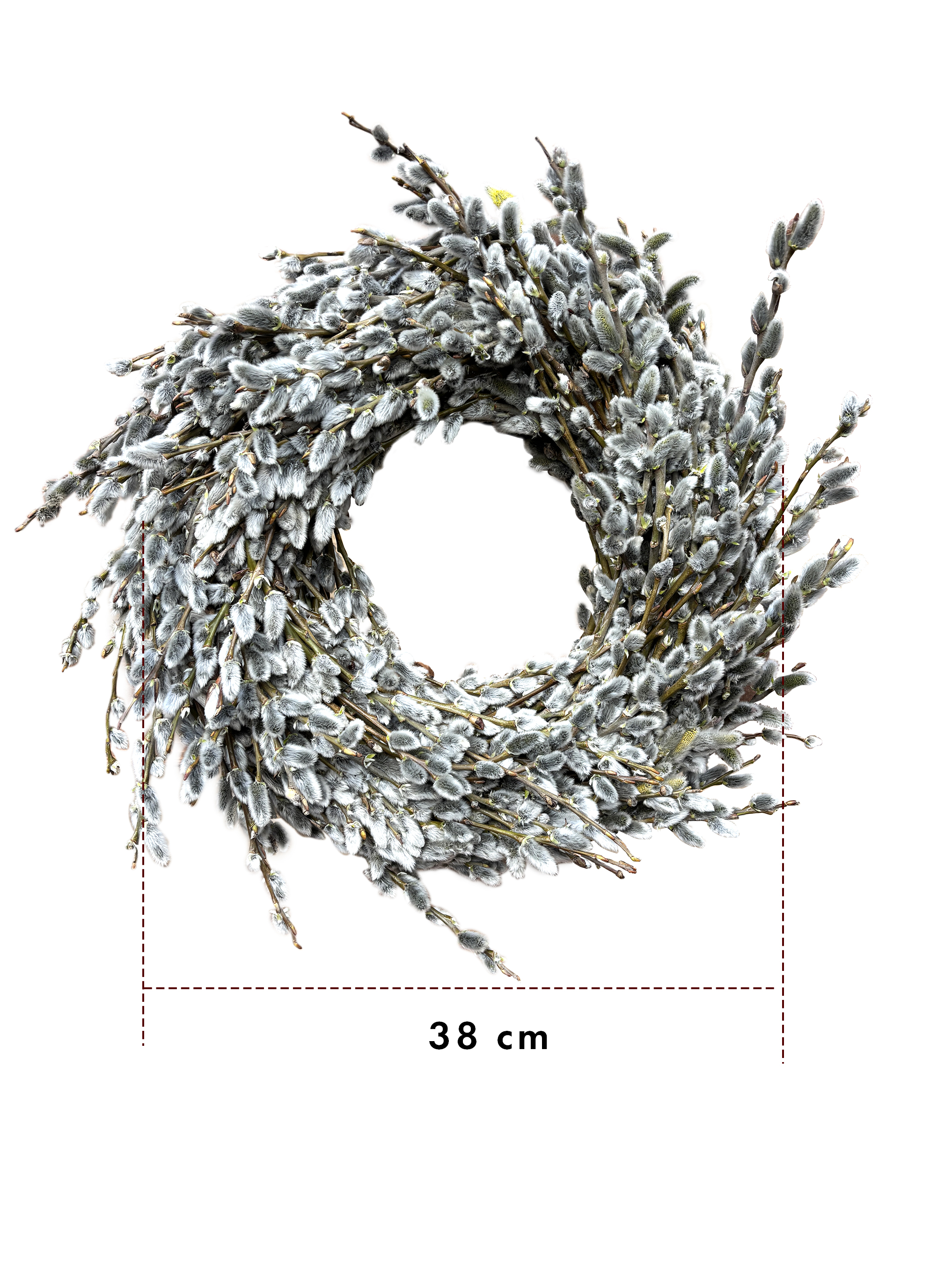 Věnec z kočiček 38cm